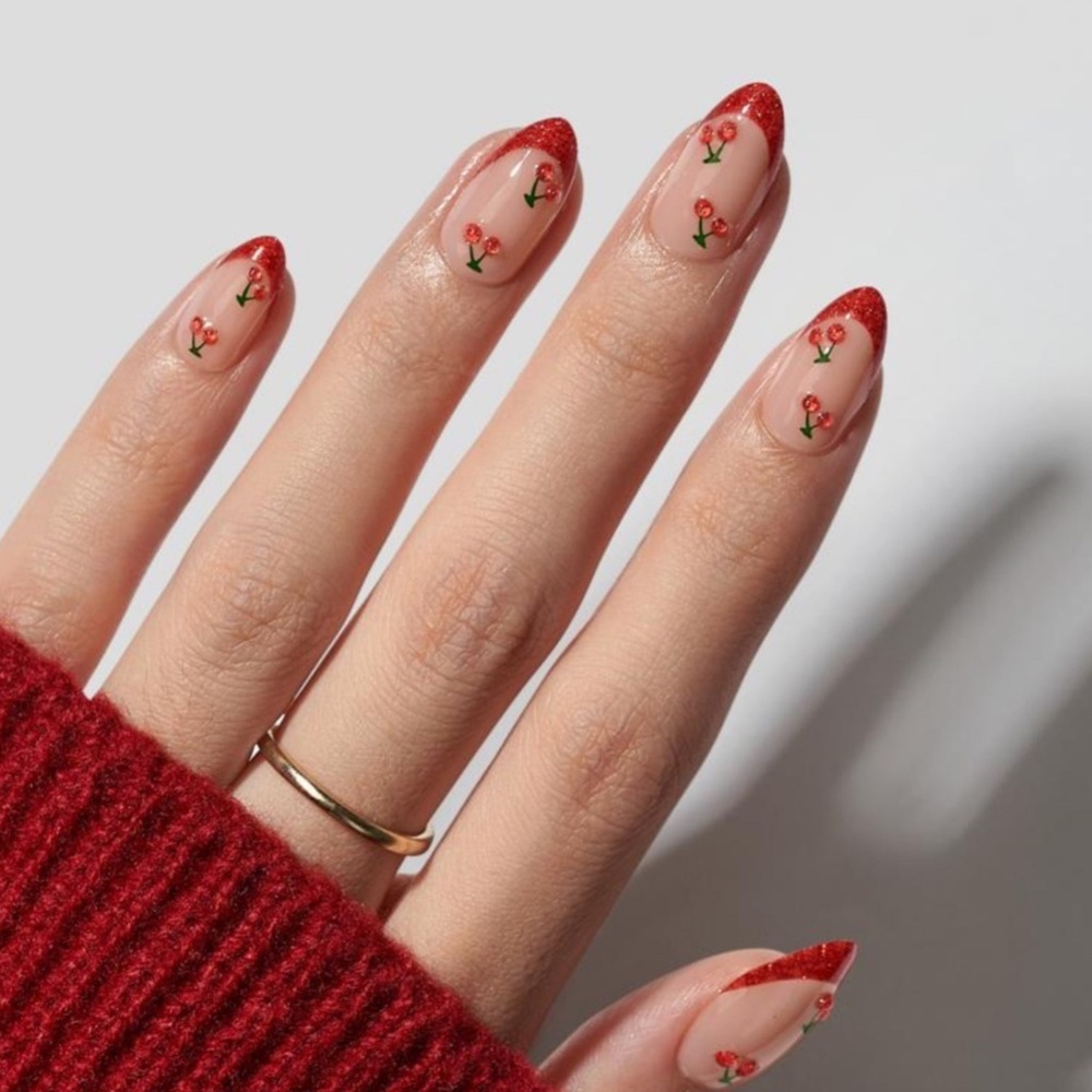 Press-On Nails – Almond Shape (Soft Gel) – NEW  French nails